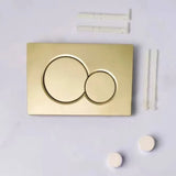 Dual Flush Drukplaat | Voor Geberit Sigma UP300/UP320/UP720 | Gold