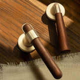 Walnoir Retro Houten Deurslot