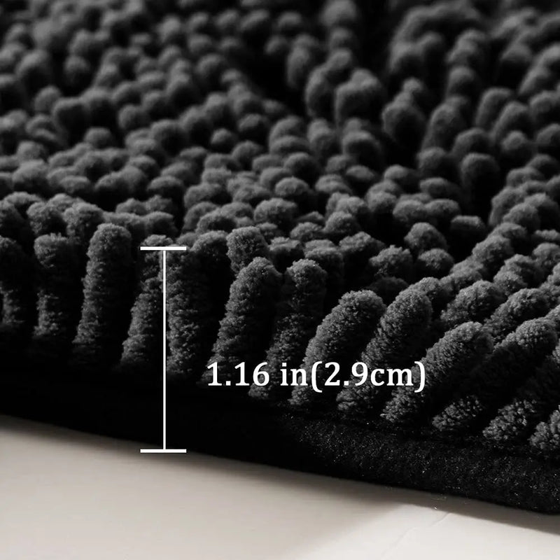 PlushPad Luxe Chenille Badmat – Antislip & Superzacht – Voor Ultiem Comfort in de Badkamer