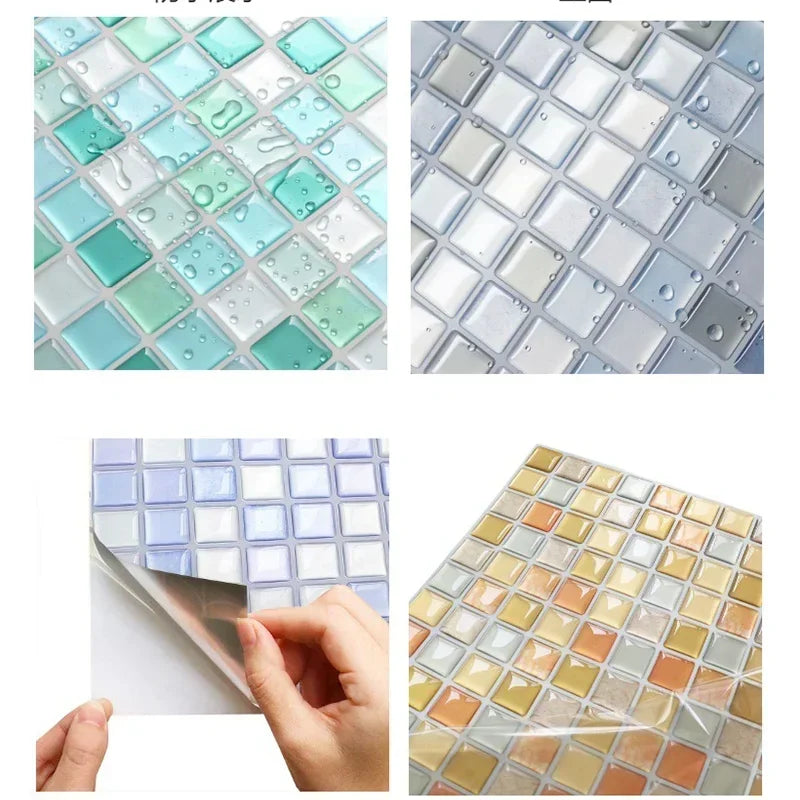 CrystalMosaic 3D Tegelstickers
