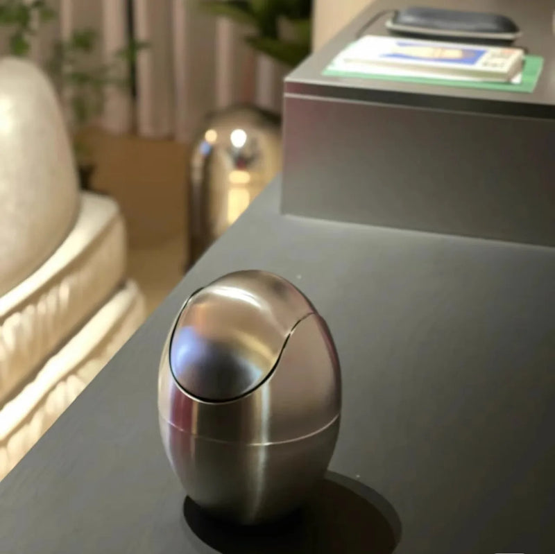 LuxBin Mini Prullenbak van Roestvrijstaal