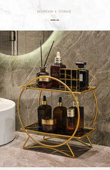 AureliaTower Luxe 2-Laags Badkamer & Make-up Organizer