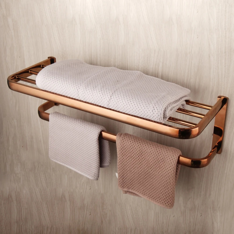 Monite Luxe Roségouden Badkamer Accessoire Set