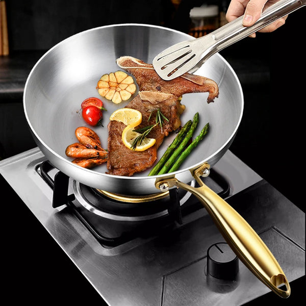ChefSteel – Professionele RVS Koekenpan voor Gas & Inductie