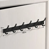 Luxe BlackHook Aluminium Wandkapstok