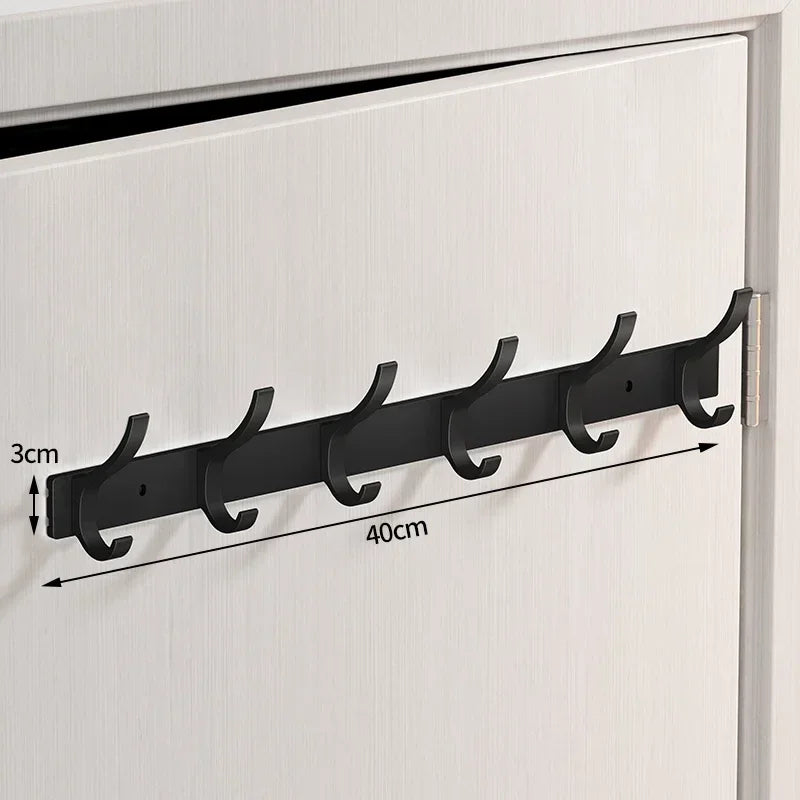 Luxe BlackHook Aluminium Wandkapstok