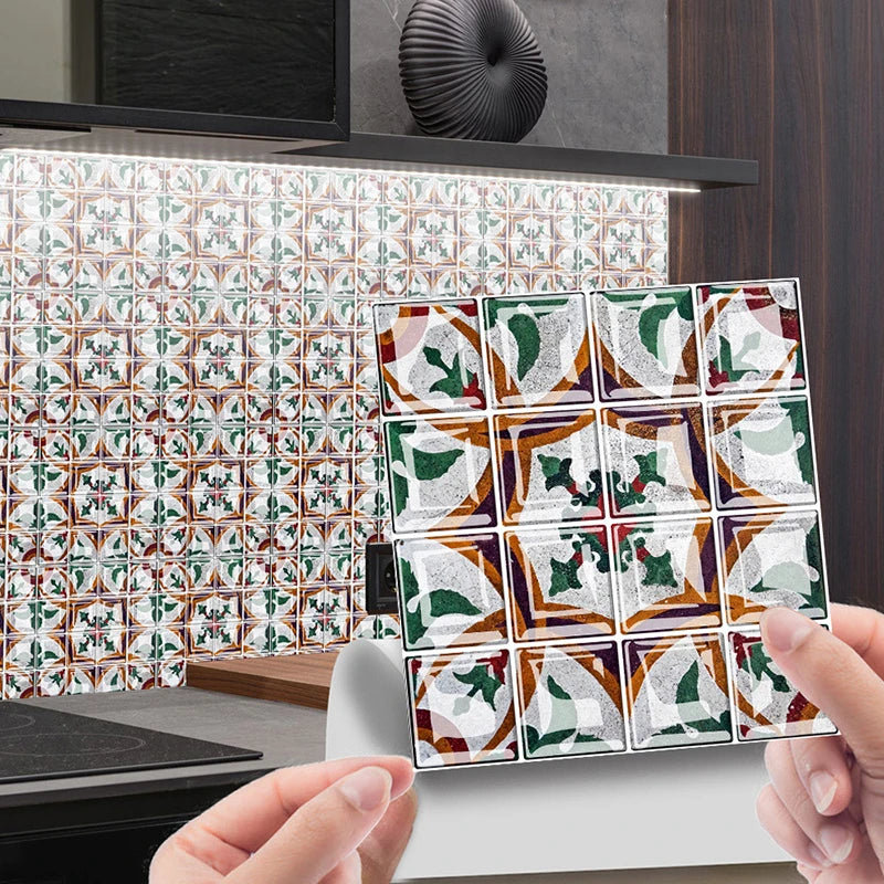 DecoMosaic 10-delige Set 3D Mozaïek Tegelstickers