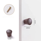 Houten Meubelknop – Beuken- of Walnoothout | Schattig Design | Inclusief Schroeven