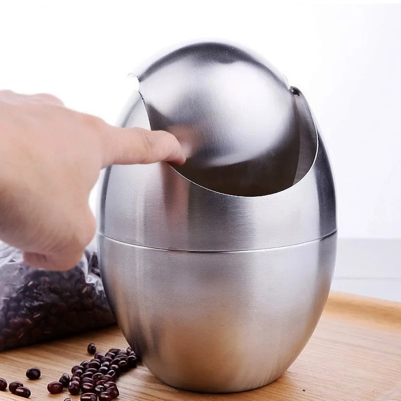 LuxBin Mini Prullenbak van Roestvrijstaal