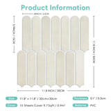 Zelfklevende 3D Wandtegels – PVC | Mat | Water- en Schimmelbestendig | 30 x 30 cm