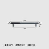 Modern Meubelhandvat – Aluminiumlegering | Diverse Maten | Inclusief Schroeven
