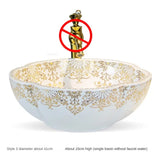 Handgeschilderde Keramische Waskom | Rond | 9L