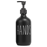 SoapElegance 500ml Zwarte Zeepdispenser Set