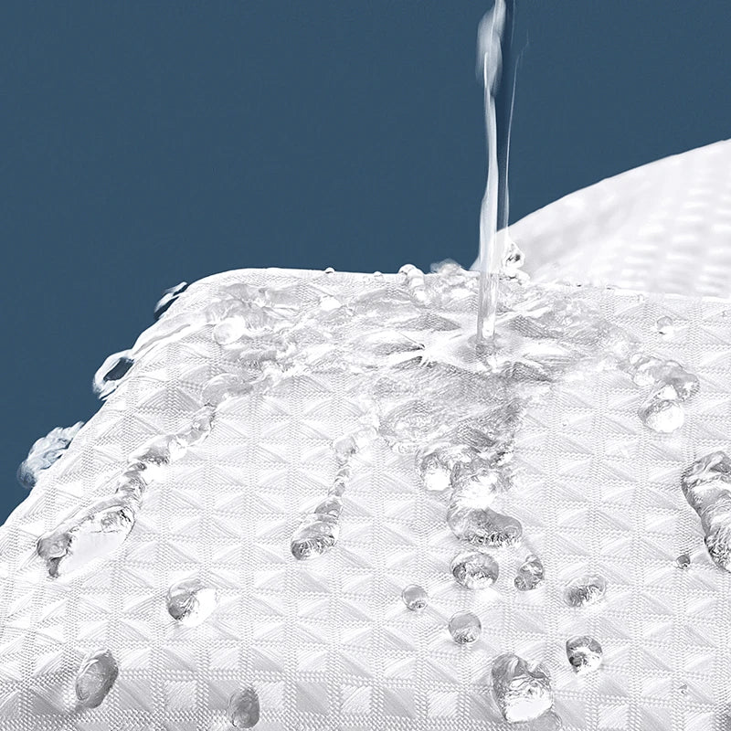 AquaWafel Luxe Douchegordijn – Extra Dik Wafelpatroon