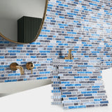 LuxeMarmer Zwart-Wit Marmerlook Wandstickers