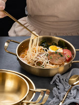 GastroPan – Roestvrijstalen Saus- & Paellapan met Handgreep
