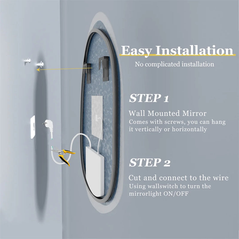 LUMINA Frameloze LED Badkamerspiegel