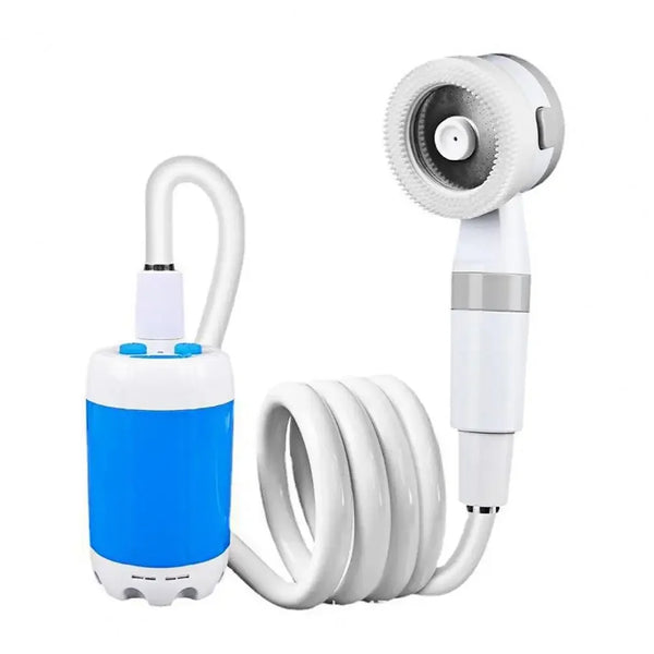 AquaNomad SmartCamp Douche – Draagbare Campingdouche met Oplaadbare Pomp & Slimme Digitale Regelaar