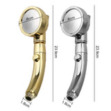 Draaibare handdouchekop met 3 sproeistanden