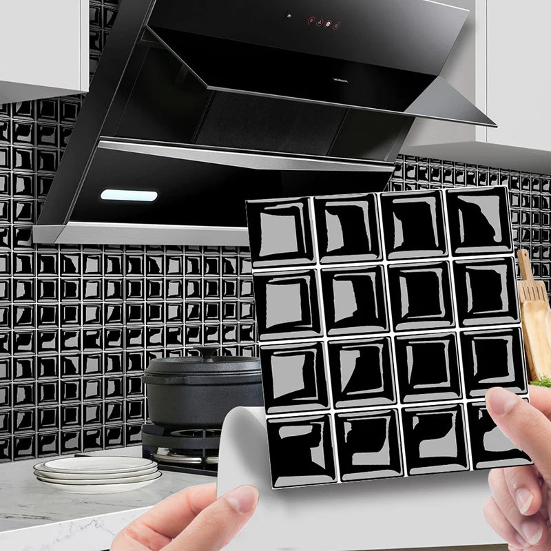 DecoMosaic 10-delige Set 3D Mozaïek Tegelstickers