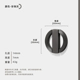 Cirkelvormig Meubelhandvat – Zinklegering | 64–256 mm Boorafstand | Nieuwe Chinese Stijl