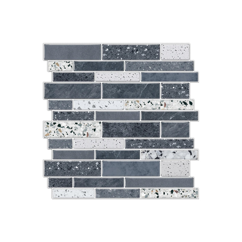 LuxeMarmer Zwart-Wit Marmerlook Wandstickers