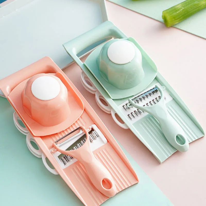 SlicePro – Multifunctionele Groente- en Fruitsnijder met Handgreep