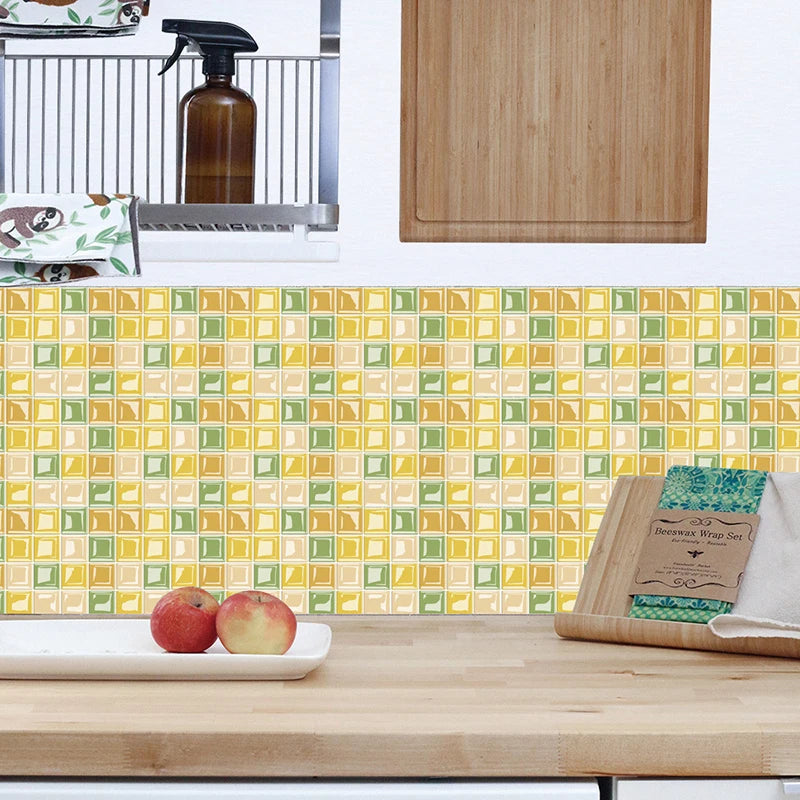 DecoMosaic 10-delige Set 3D Mozaïek Tegelstickers