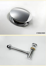 AquaStop Luxe Koperkleurige Geurvrije Sifon & Pop-Up Afvoer