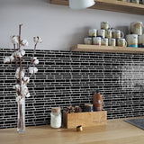 LuxeMarmer Zwart-Wit Marmerlook Wandstickers