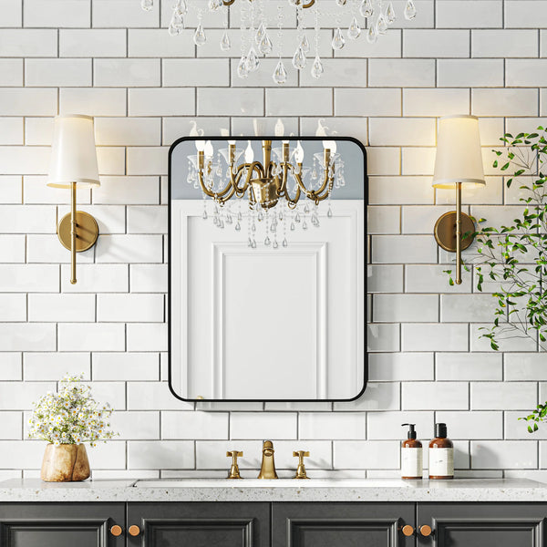 HOMCOM Luxe Badkamerspiegel 60x80cm