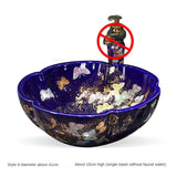 Handgeschilderde Keramische Waskom | Rond | 9L