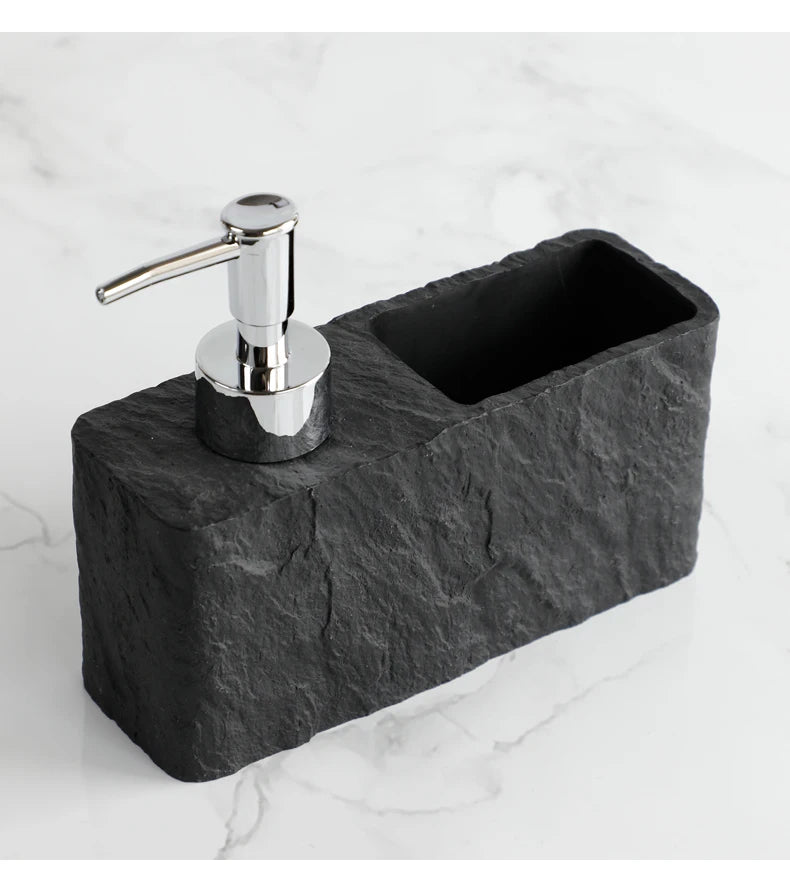 StoneTouch Zeepdispenser met Sponshouder