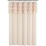 BohoChic Douchegordijn – Beige/Oud Ivoor