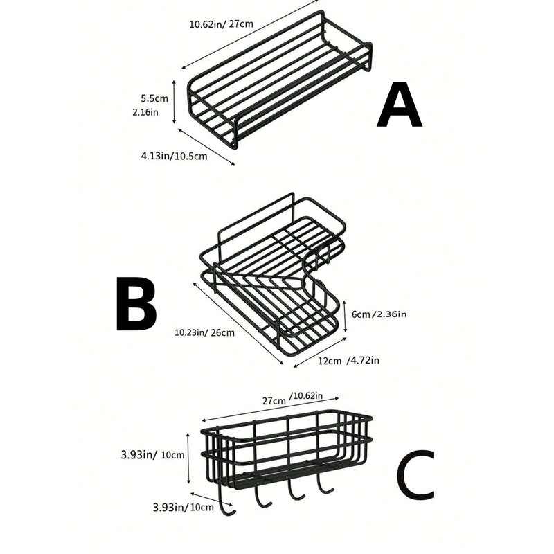 WallPro – Muurbevestigde Hoek Badkamer- & Keukenplank