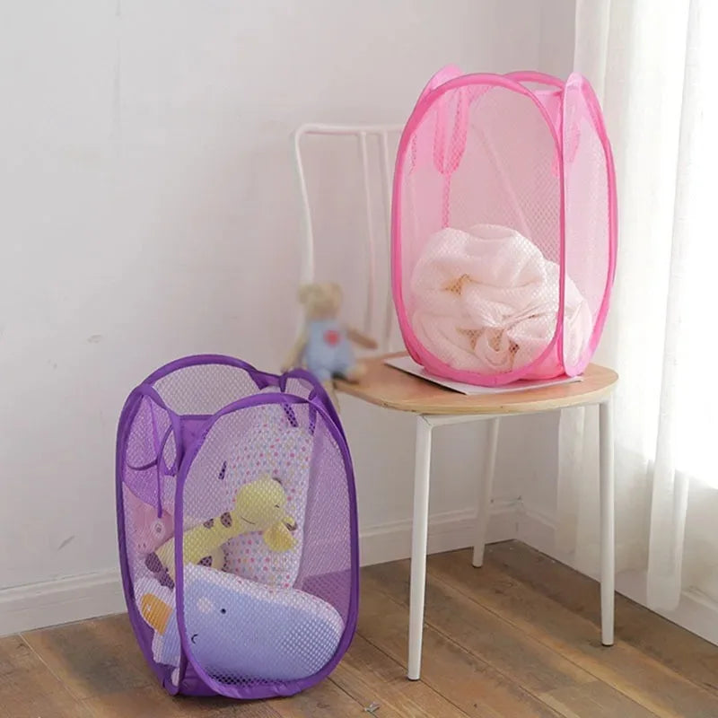 FlexMesh Opvouwbare Wasmand – Compact, Licht & Ademend