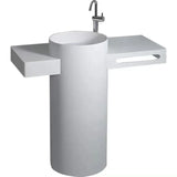 Populaire Vrijstaande Wastafel – Kunststeen | Geïntegreerd | Vierkant Design