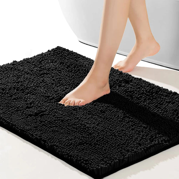 PlushPad Luxe Chenille Badmat – Antislip & Superzacht – Voor Ultiem Comfort in de Badkamer