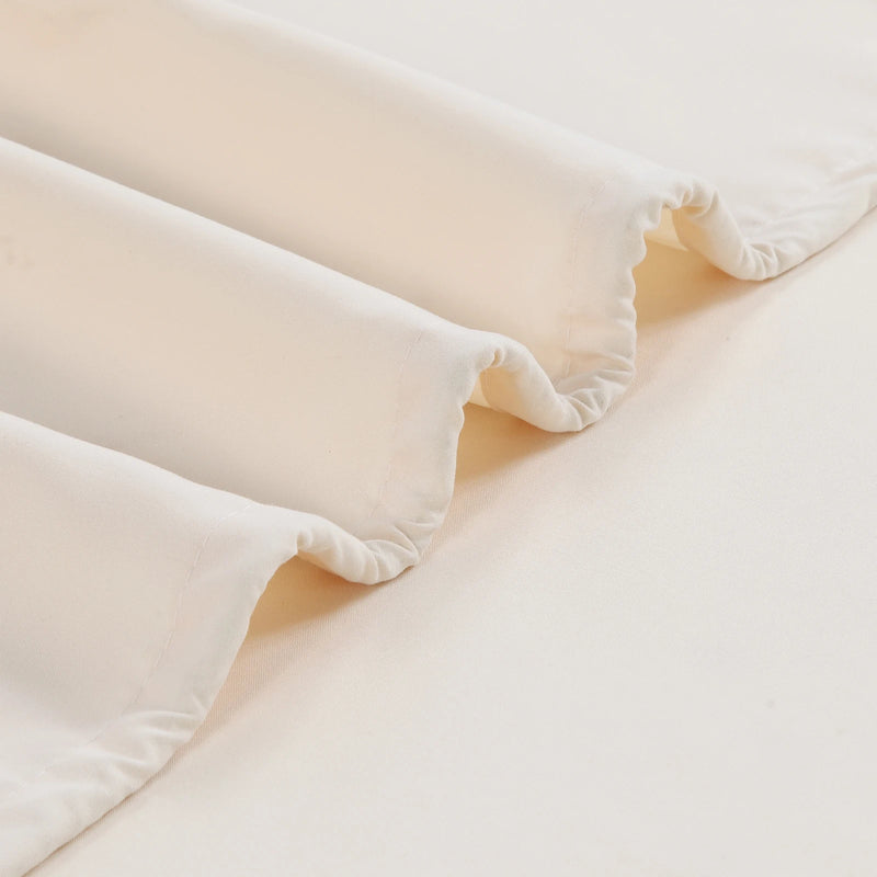 BohoChic Douchegordijn – Beige/Oud Ivoor