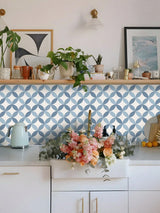 NordicTyle – 12-delige Scandinavische Vloersticker Set