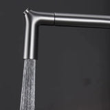 AquaLuxe – Luxe Uittrekbare Keukenmengkraan in Geborsteld Goud & Zwart