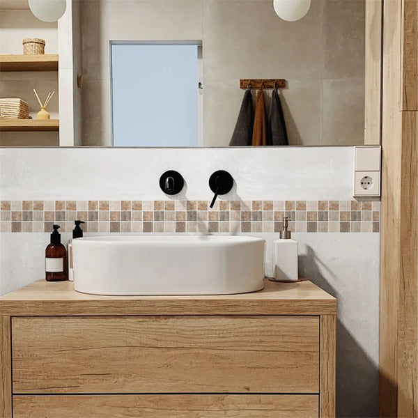 DecoMosaic Waterdichte Mozaïek Wandstickers