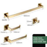 Badkamerhardware Set | RVS – Geborstelde Afwerking