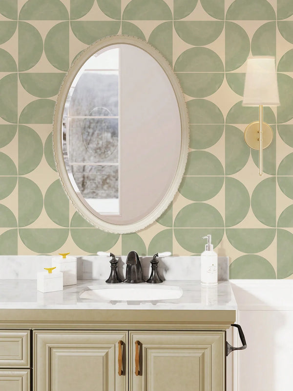 NordicTyle – 12-delige Scandinavische Vloersticker Set