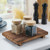 RustiTray – Houten Verhoogde Decoratieve Opbergstandaard