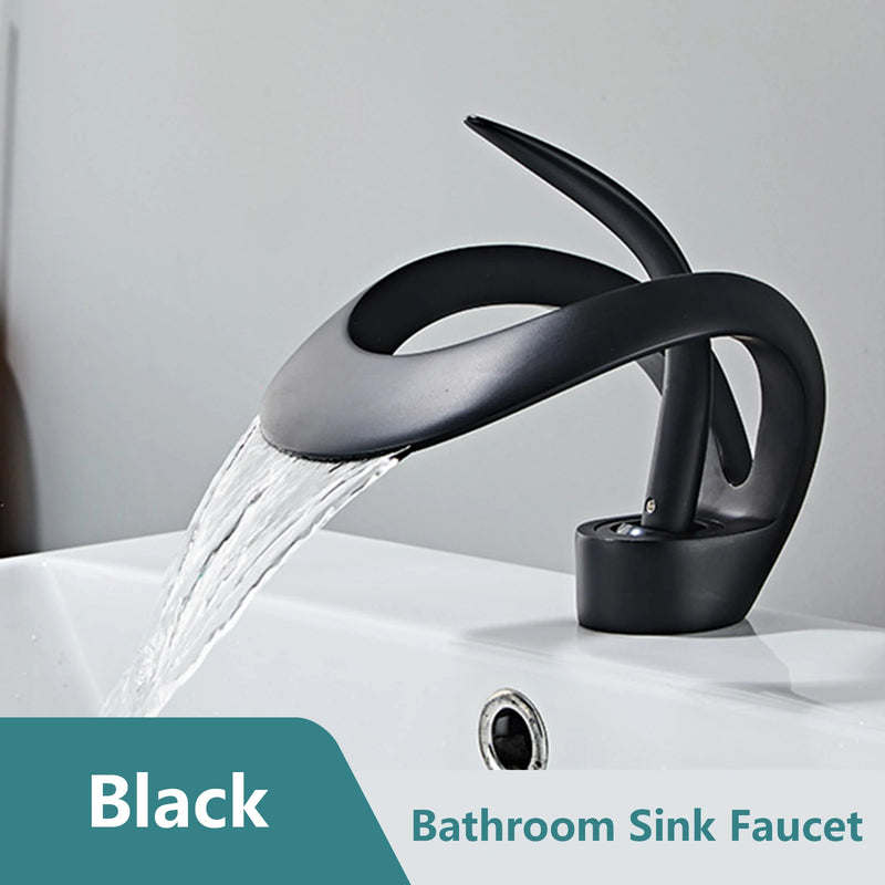 AquaLuxe Waterval Wastafelkraan