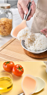 SilicaServe – Siliconen Anti-aanbak Kooklepel met Hittebescherming