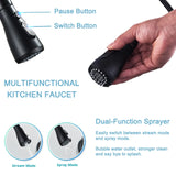 Touch Mengkraan | Chroom Gepolijst | Koud & Warm Water | Uittrekbare Sproeikop