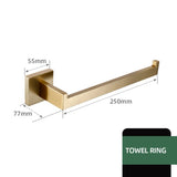 Luxe badkamer handdoekhouder