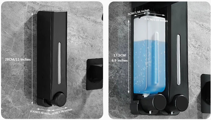 WallLux 500ML Wandmontage Zeepdispenser